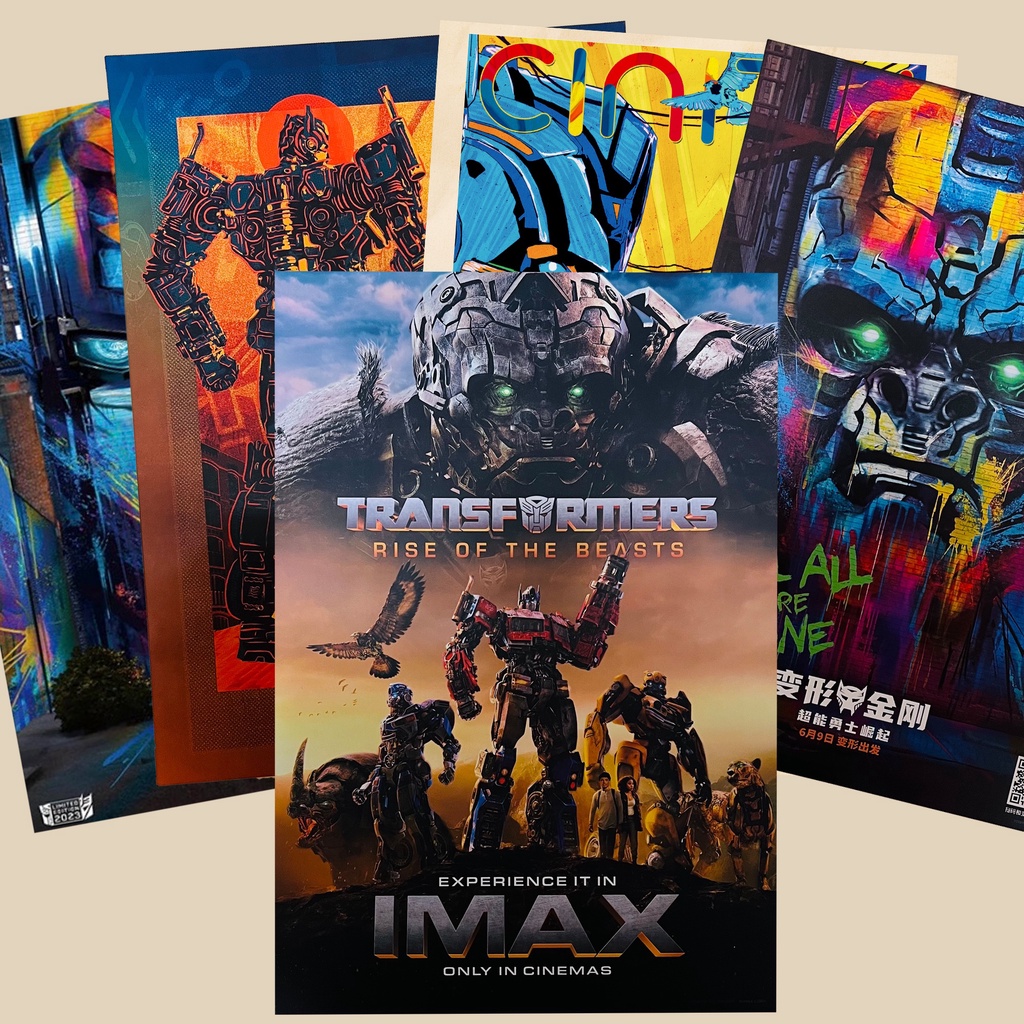 電影《變形金剛7·萬獸崛起》IMAX/cinity/luxe/片方海報官方正版海報合集汽車人
