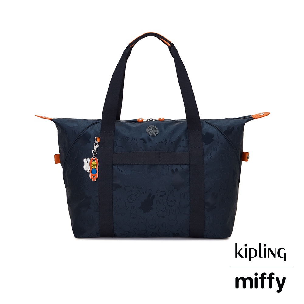 Kipling x MIFFY夜空藍手提側背包-ART M