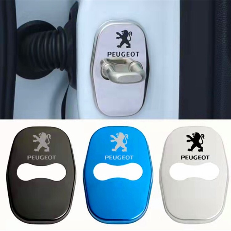 PEUGEOT 標致所有車型車門鎖蓋 207 508 301 308 408 汽車裝飾保護貼