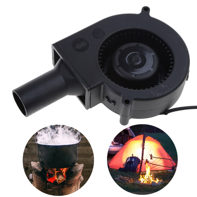 【現貨】 5v USB 鼓風機電動燒烤風扇塑料手持鼓風機用於木炭烤架