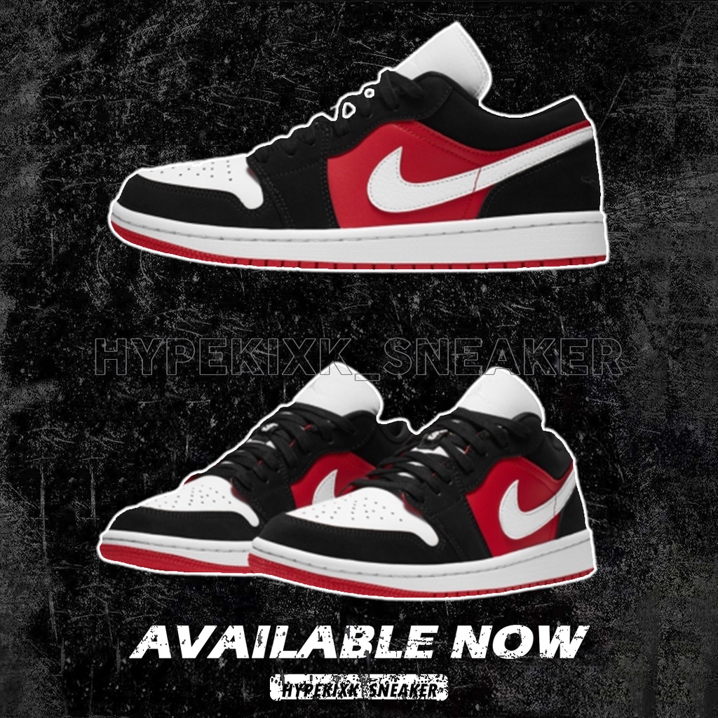 耐吉 Nike Air Jordan 1 Low 'Black White Gym Red (W)' DC0774-01