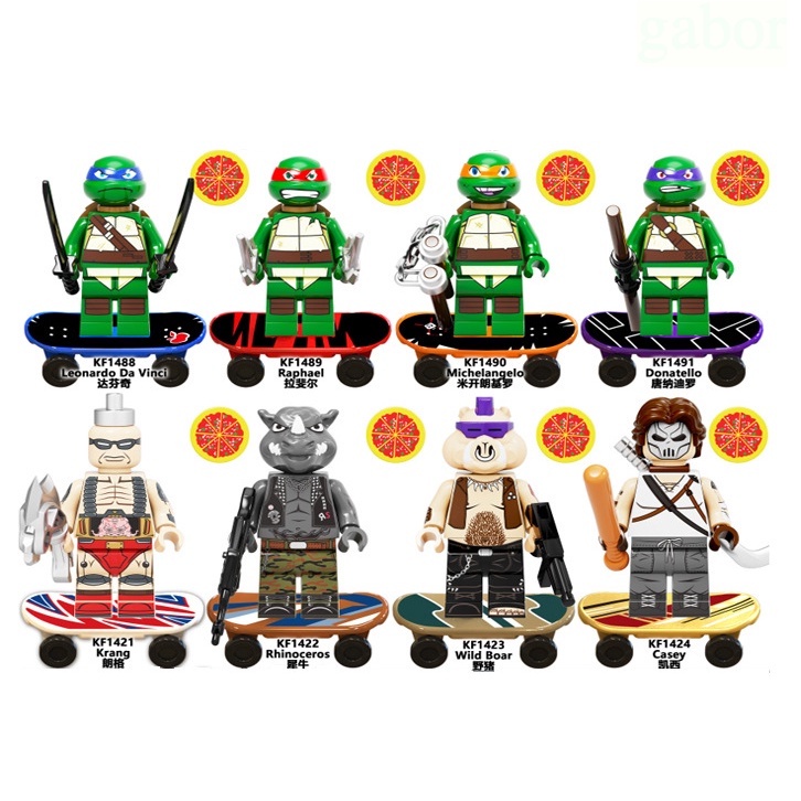【金孫積木】忍者龜 ninja turtle 公仔 人偶  相容樂高積木 LEGO