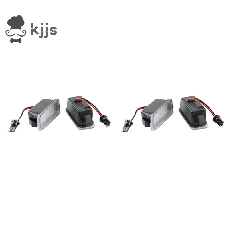 4x LED 車牌燈適用於福特 FOCUS MK II FIESTA MK VII 蒙迪歐 MK IV KUGA S-M