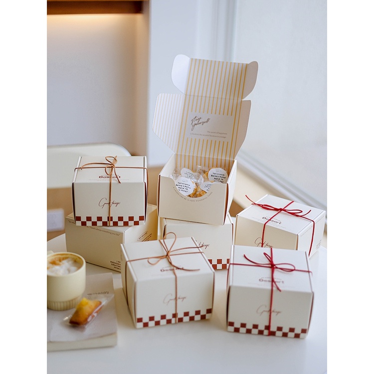 [現貨] 方形包裝盒 餅乾包裝盒 法式包裝盒 烘焙包裝盒 餅乾禮盒 馬卡龍包裝盒 可麗露包裝盒 達克瓦茲包裝盒