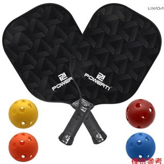 [新品上市]匹克球槳球套裝碳纖維表面匹克球球拍2槳4球[26]