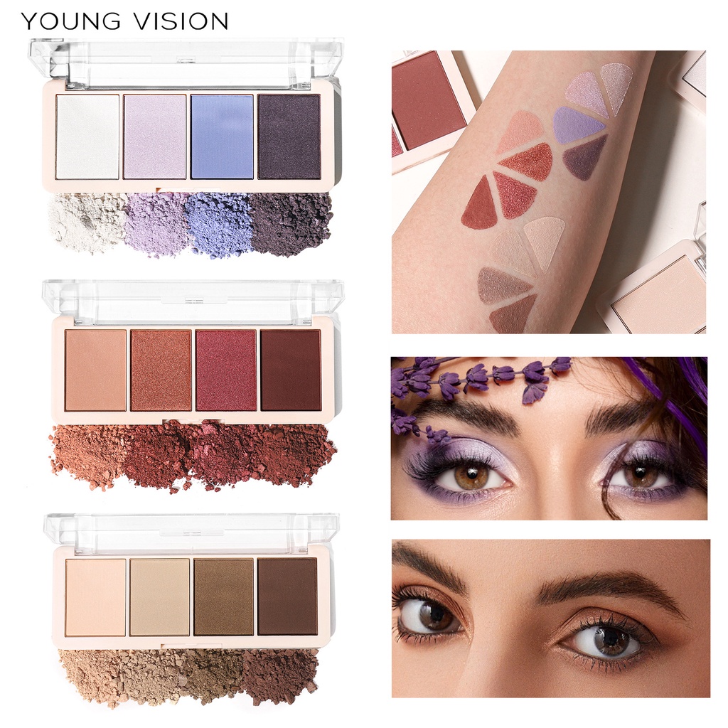 Young Vision 4 合 1 眼影盤 Shimmer Matte Daily Eye Makeup