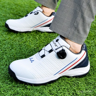 新款高爾夫運動鞋 男士高爾夫球鞋 活動釘可拆卸 無釘運動鞋子