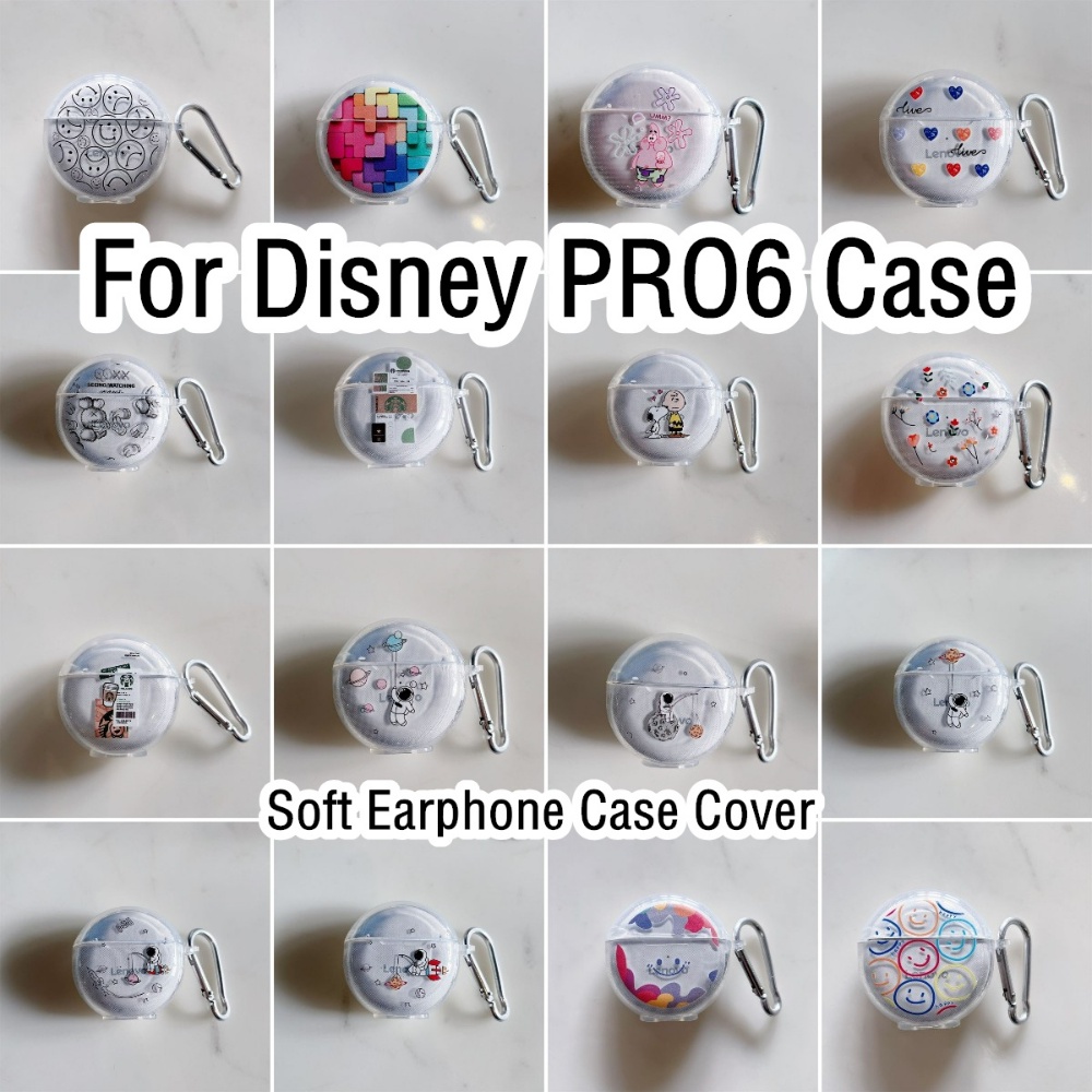 迪士尼 適用於 Disney PRO6 保護套可愛卡通適用於 Disney PRO 6 保護套軟耳機保護套