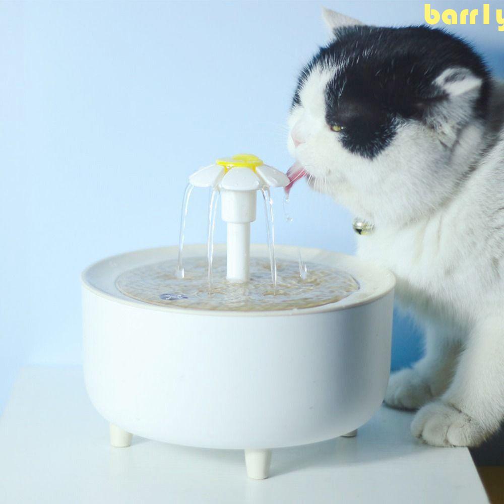 BARR1Y狗飲料碗20232L自動循環USB電纜操作家庭智能貓飲水機