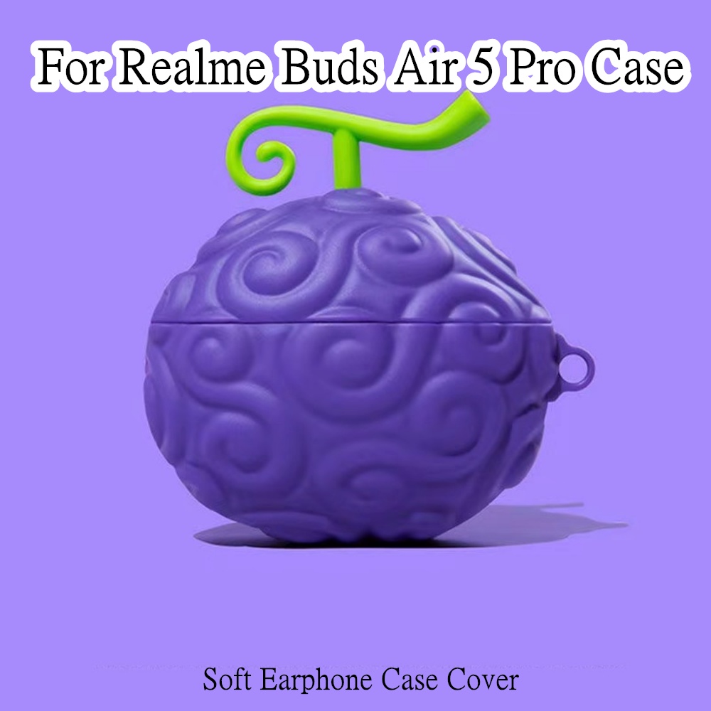 【潮流正面】適用於 Realme Buds Air 5 Pro 保護套 Realme Buds Air 5 Pro 防摔