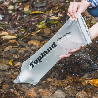 【Topland】3000ml 輕量軟水壺/行動濾水器套組