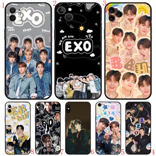 Iphone 11 11 Pro Max 12 Mini XR XS Max BAEKHYUN EXO 軟黑色手機殼