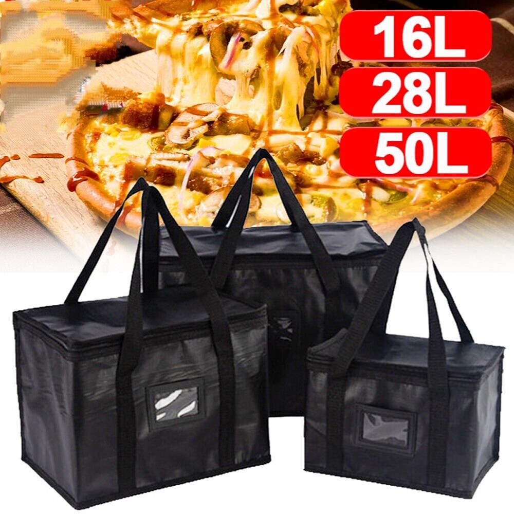 保溫送餐袋xxxl 披薩外送袋冷熱食品大容量可重複使用保溫袋