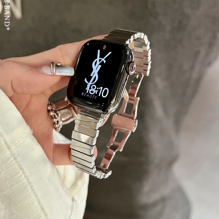 現貨 Apple Watch萬花筒不規則錶帶 女士錶帶 不鏽鋼錶帶S8 S6 S7 SE 41mm 40mm 44mm