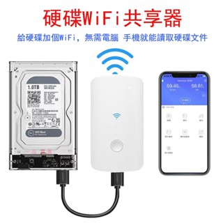 WIFI随身碟 無線分享器 手機外接硬碟 行動WIFI 支援外接USB设备 行動電源 一鍵備份SD卡 6700mAh