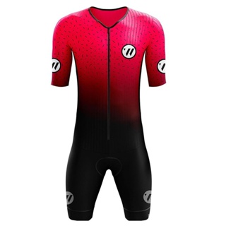 Vvsportsdesigns 2020 男式鐵人三項緊身衣騎行短袖泳裝定制自行車騎行服衣服連身衣 Ropa Cicli