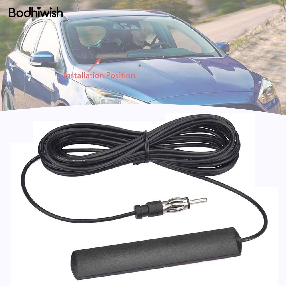 🚗🚗Bodhiwish汽摩配🏍️3米車用收音機貼片汽車天線 前後擋貼片天線信號強