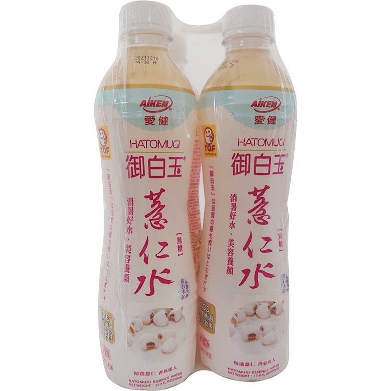 愛健 御白玉 薏仁水(530mlx4瓶/組)[大買家]