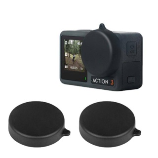 適用DJI大疆 ACTION3 運動相機鏡頭保護蓋 矽膠保護套 保護罩防塵防摔