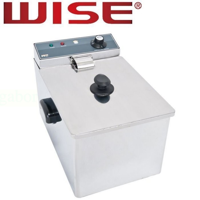 佶洋餐具【WISE 電力式油炸機 8公升 WFT-8L】桌上型電力式油炸機油炸鍋