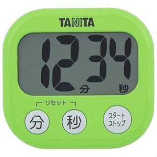 佶洋餐具【日本TANITA計時器 TD-384-GR】超大螢幕顯示電子計時器貿易商公司貨非代辦自購 保固一年
