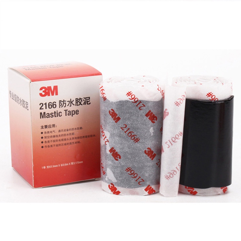 3m 2166 Mastic Tape 防水密封電工膠帶絕緣膠帶用於電氣和通信設備
