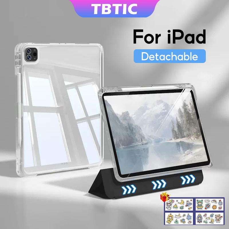 Tbtic 適用於 iPad Air 4 5 10.9 Pro 11 10th 9th 8th Gen 7 可拆卸保護套