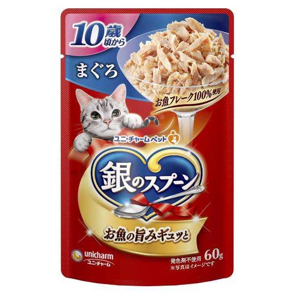 日本Unicharm Pet 銀湯匙餐包鮪魚 10歲X6