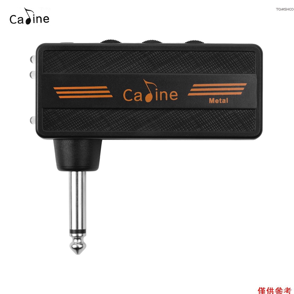 Caline CA-101 吉他耳機放大器迷你插頭放大器可充電,帶失真效果,適用於電吉他[16][新到貨]