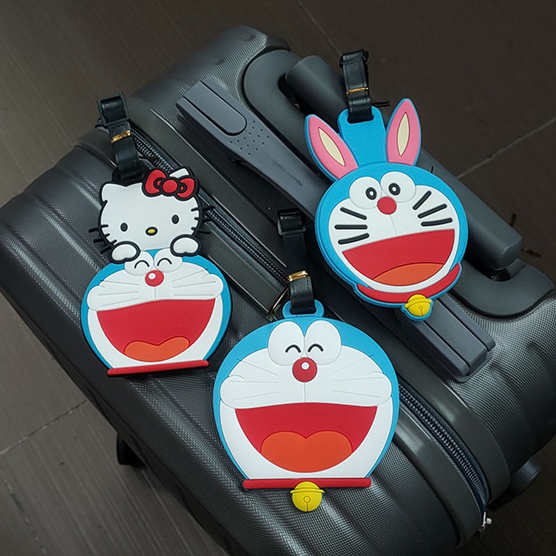 哆啦A夢機器貓行李箱防丟牌託運登機牌出國旅遊防丟失牌旅行必備
