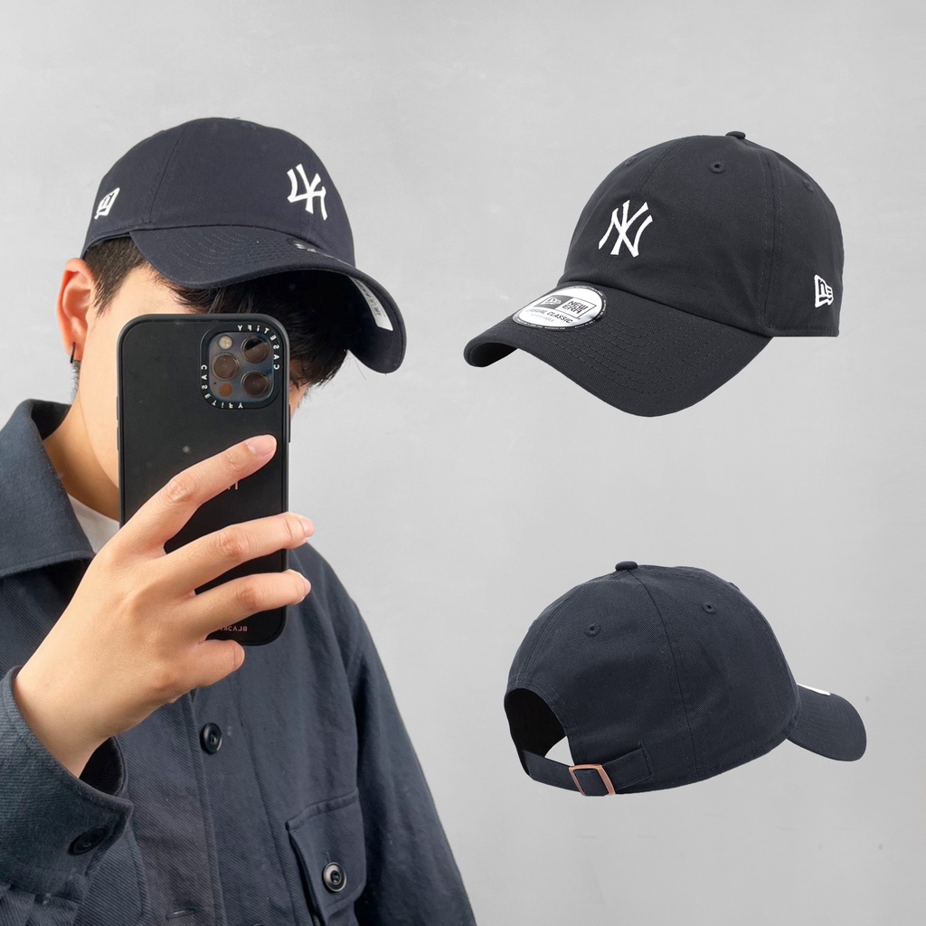New Era 帽子 Classic MLB 男女 深藍 基本款 紐約洋基 老帽 棒球帽【ACS】 NE12712408