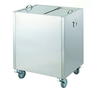 佶洋餐具【85x60落地型儲冰槽 】移動式PU發泡儲冰槽儲冰桶保冰桶白鐵儲冰槽