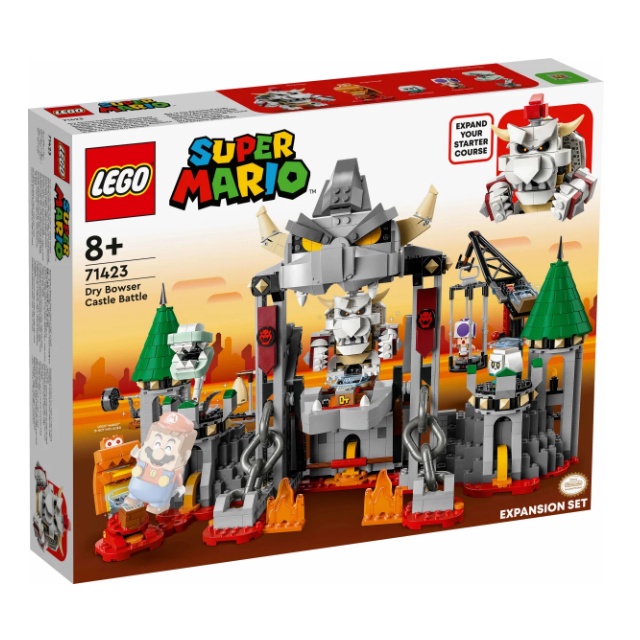 &lt;屏東自遊玩&gt; 樂高 LEGO 71423 超級瑪利歐系列 與骷骨庫巴的城堡對戰
