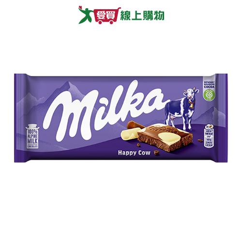 Milka 乳牛斑斑牛奶巧克力100g【愛買】