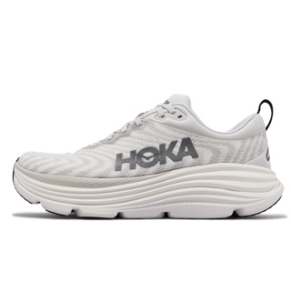 Hoka 慢跑鞋 Gaviota 5 2E 寬楦 雲雨灰 鐵灰 路跑 輕量 緩震 男鞋【ACS】 1134234NCSW