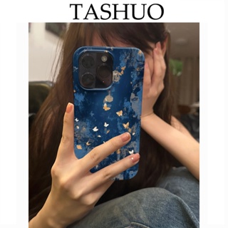 TASHUO 夜色蝴蝶油畫蘋果14promax手機殼iPhone13/12菲林xsmax/xr/78plus
