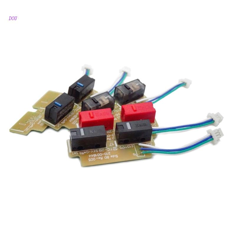 Dou 1Set 鼠標維修零件鼠標微動開關側鍵板柔性電纜適用於 G304 鼠標