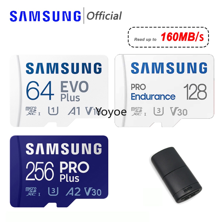 SAMSUNG 適用於三星 PRO EVO Plus Micro SD 128GB 64GB 存儲卡 Micro SD
