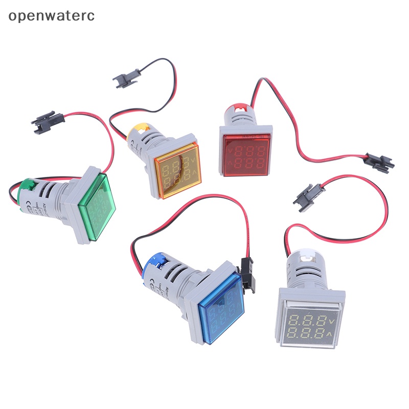 Openwaterc 數字 LED 雙顯示電壓表電流表電壓表 AC 60-500V 0-100A vn