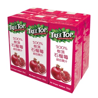 TREE TOP樹頂 石榴莓綜合果汁200mlx6
