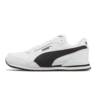 Puma 休閒鞋 ST Runner V3 L 白 黑 皮革 男鞋 女鞋 基本款 情侶鞋 【ACS】 38485509