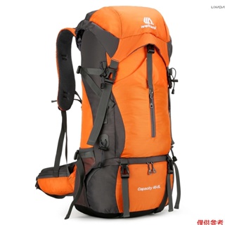 [新品到貨]70L登山背包防水登山野營背包旅行背包帶防雨罩[26]