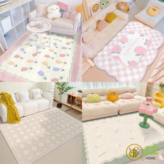 CC❤Home 卡通可愛仿羊絨地毯客廳沙發茶几墊臥室床邊毯擼貓感加厚柔軟毛絨爬行墊