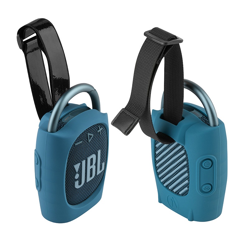 快速出貨=適用 JBL CLIP4無線藍牙音箱矽膠保護套腳踏車綁帶音響防摔保護殼