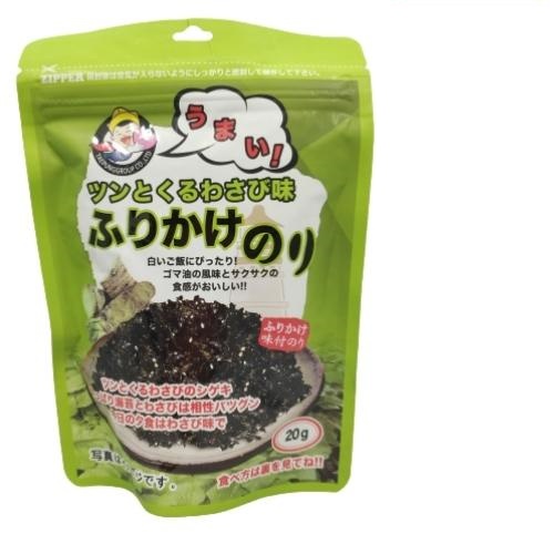 【東京速購】日本代購 韓國製 芥末味海苔 20g 海苔香鬆 拌飯海苔 海苔酥 芥末味