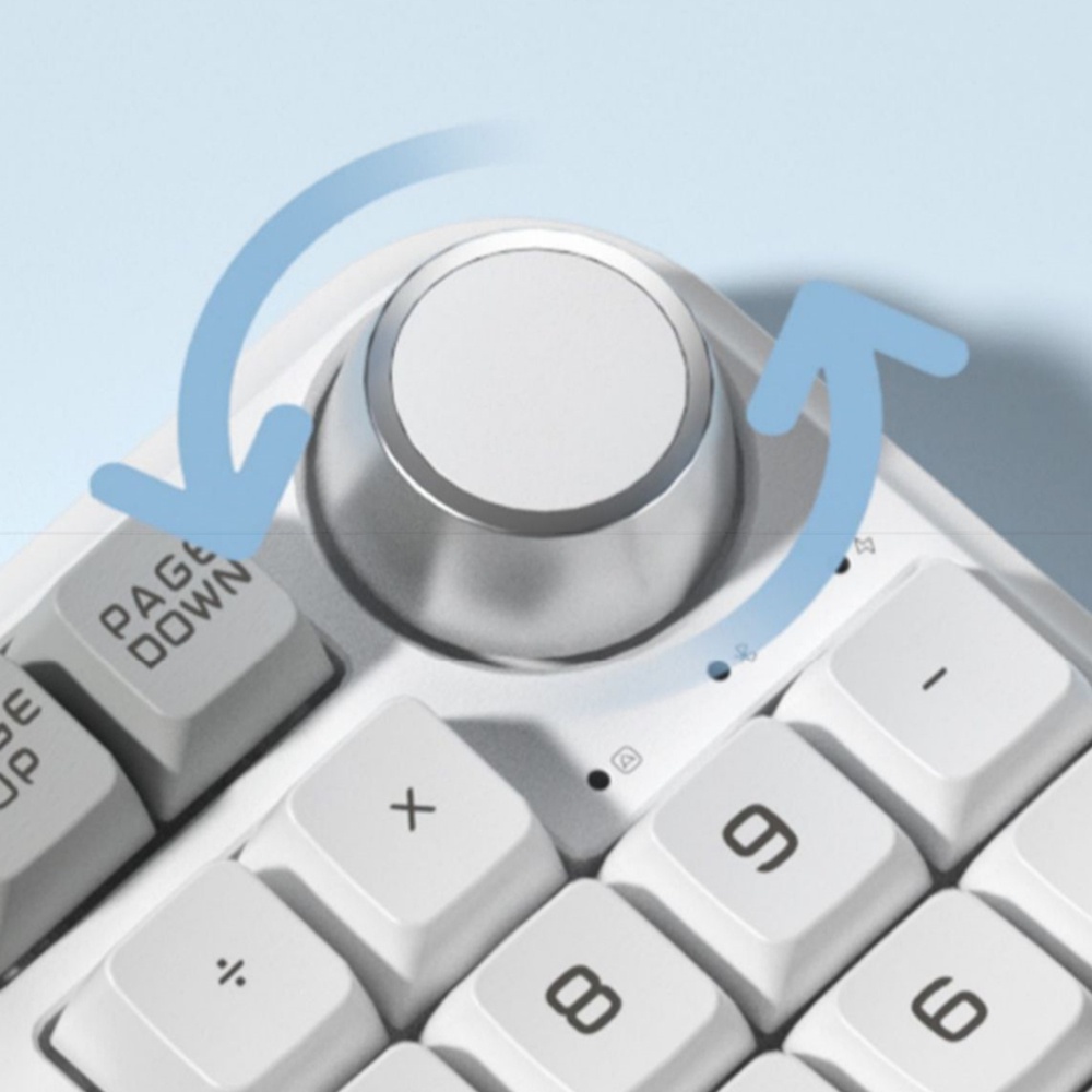 Volumn 旋鈕按鈕金屬鋁合金機械鍵盤旋鈕適用於 MK96 TH96