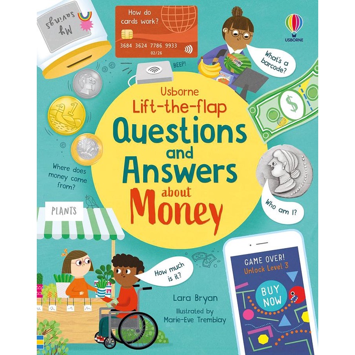 Lift-the-flap Questions and Answers about Money/理財知識問答翻翻書/Lara Bryan eslite誠品