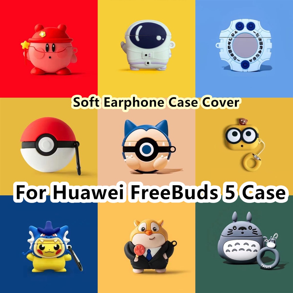 [Case Home] 適用於華為 FreeBuds 5 Case 搞笑卡通 Huskies 適用於華為 FreeBud