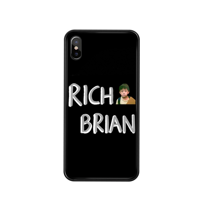 RichBrian七哥同款手機殼適用於蘋果12華為nova7榮耀oppovivo嘻哈