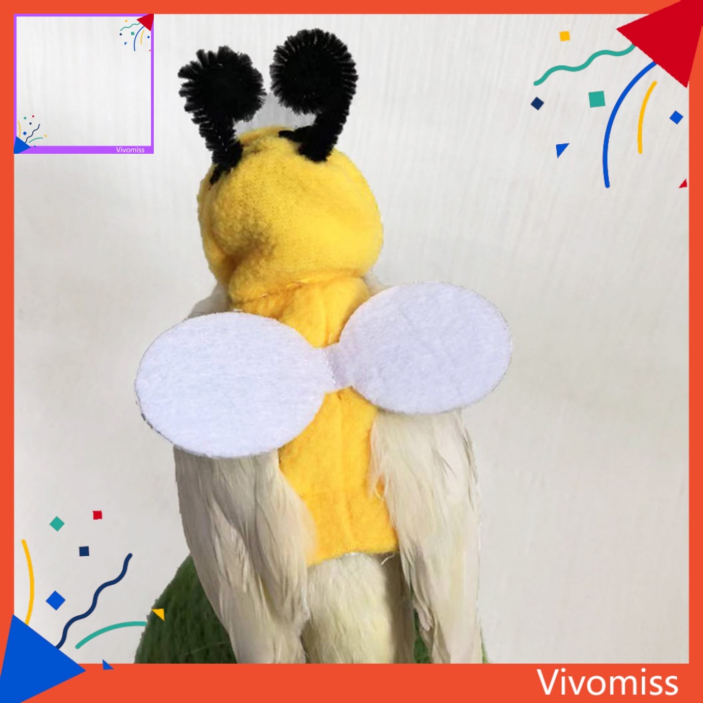 [VM] 創意鸚鵡衣服家居保暖鸚鵡蜜蜂衣服裝飾